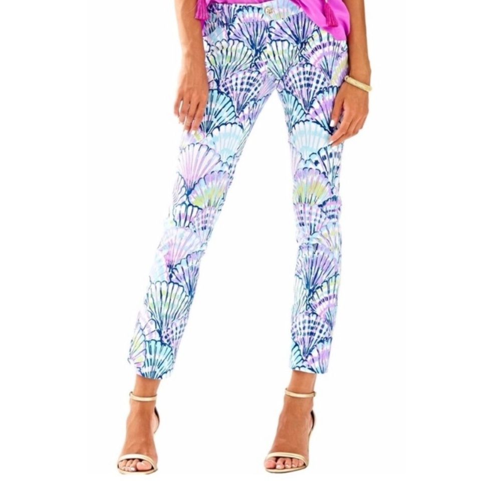 Lilly Pulitzer Callahan Chino oh shello pants 00 - Picture 1 of 7